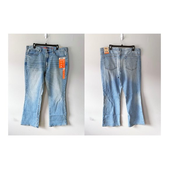 Men's Urban Pipeline™ Slim Bootcut MaxFlex Jeans - Light Wash 38x30 - Picture 2 of 12